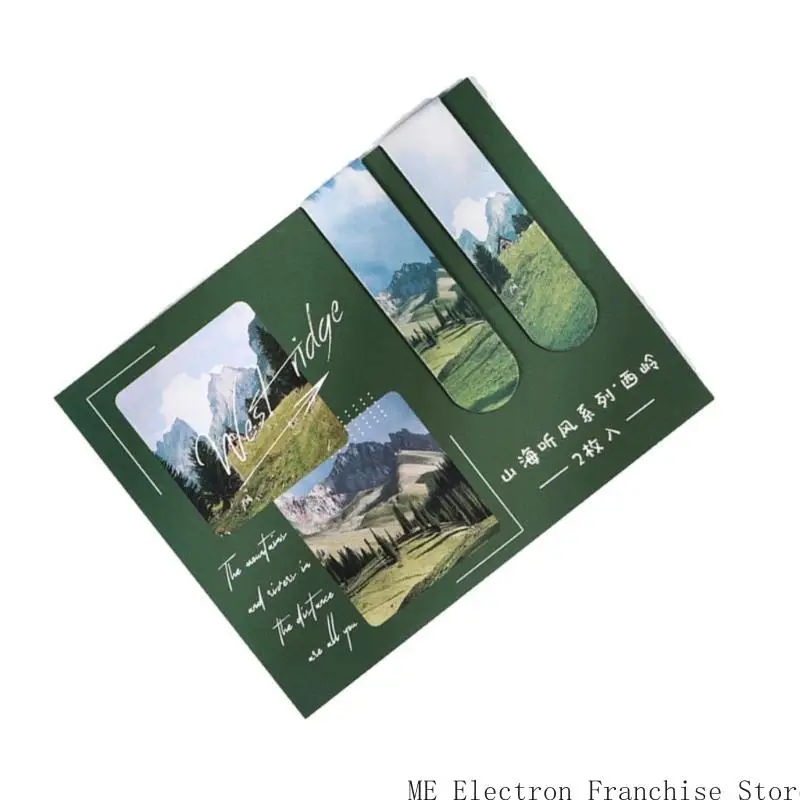 T5EA Chinoiserie закладки магнитная страница маркер литературно -рисунок маркеры