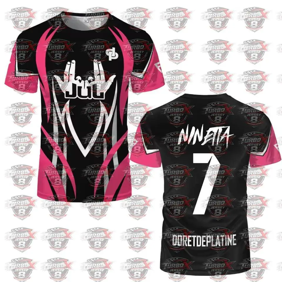 2026 New Jul T-shirts Ninetta Toto  Pink Breathable Training Dp Football Jerseys Summer Fashion Casual Sports French Rapper Tees - view 2