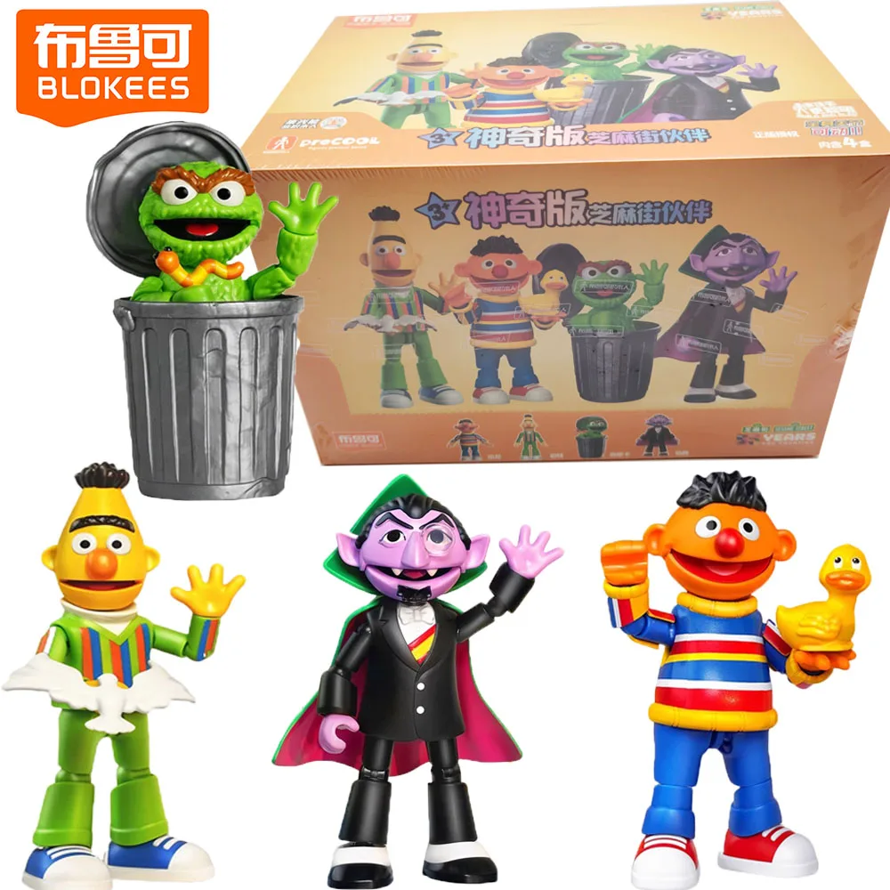 

Official Blokees Sesame Street Magical Version Series Assemble Building Blocks Ornament Model Decoration Kids Puzzzle Toys Gifts