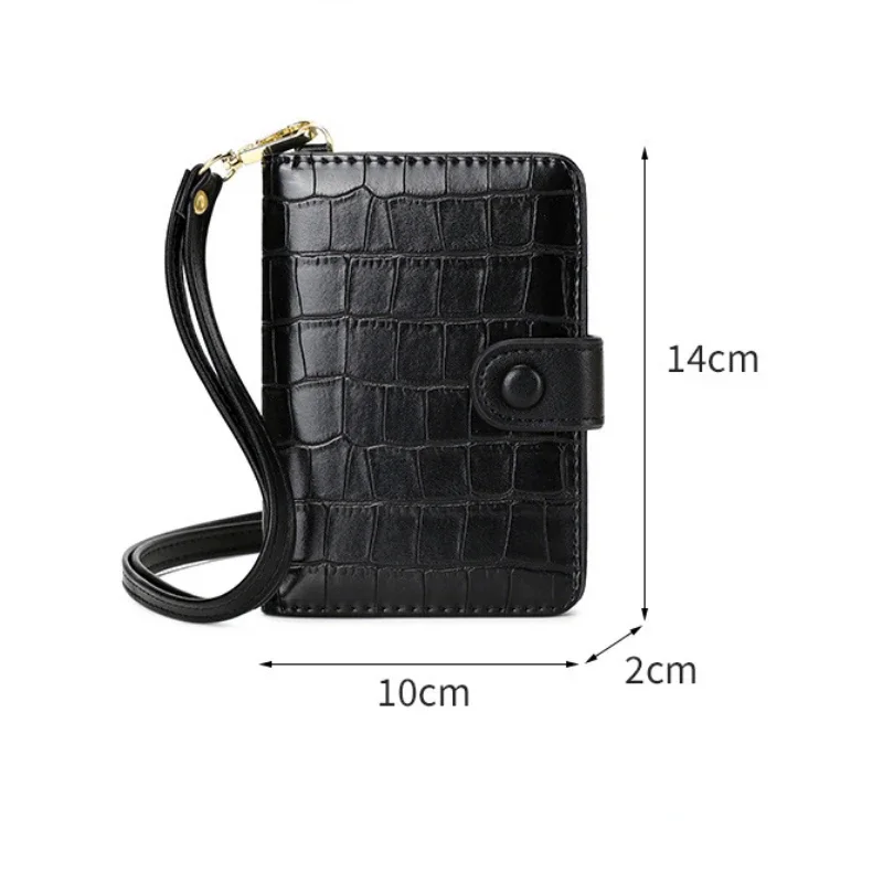 Leather Passport Holder Covers Case Waterproof Rfid Blocking Travel Card holder Portable Passport Wallet with Neck Lanyard