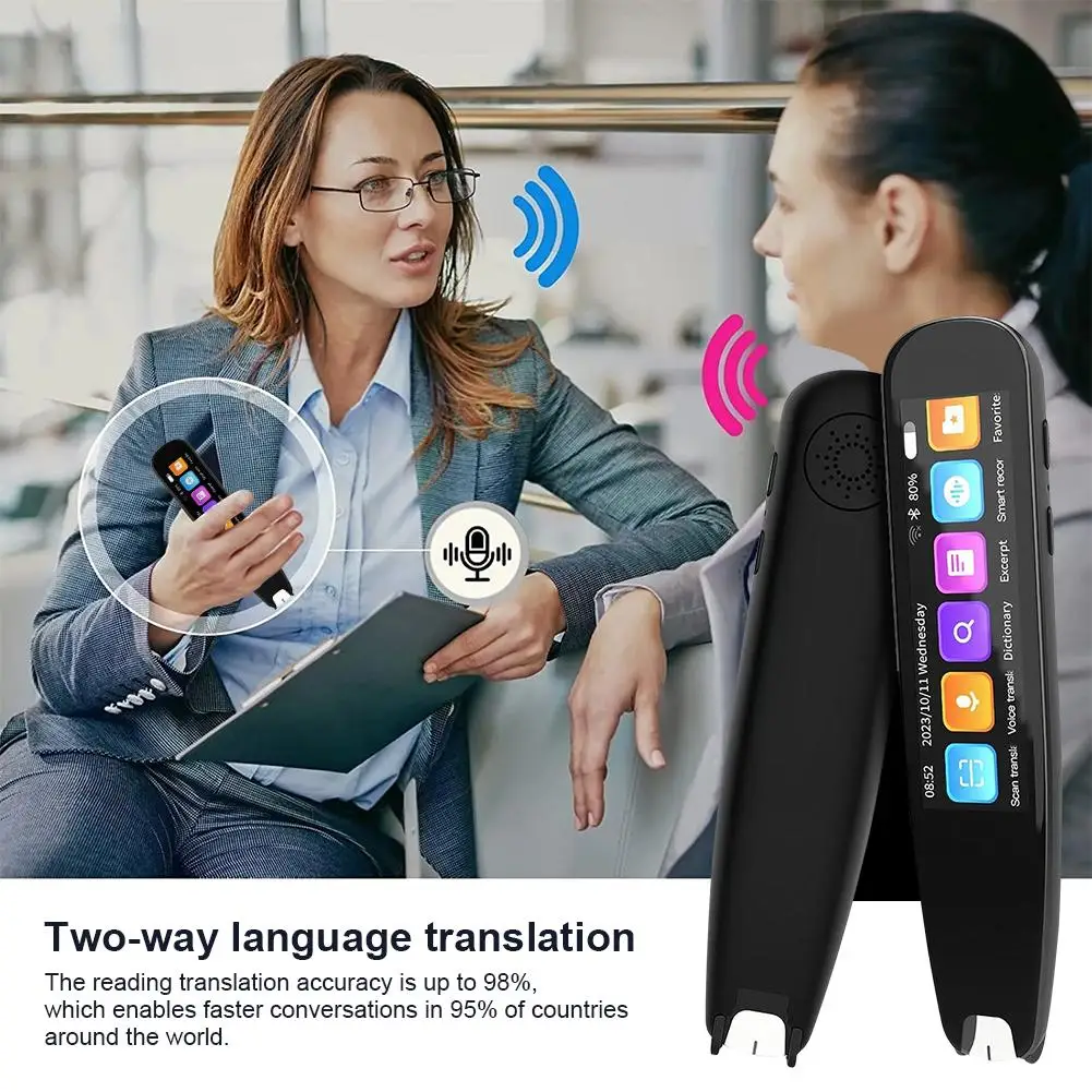 Voice Scan Translator Pen Multifunction Translation 111 Languages Real Translator Pen Dictionary Business W4v8