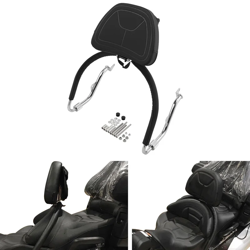 Motorcycle Riders Sissy Bar Backrest Set For Honda Gold Wing GL 1800 2001-2017