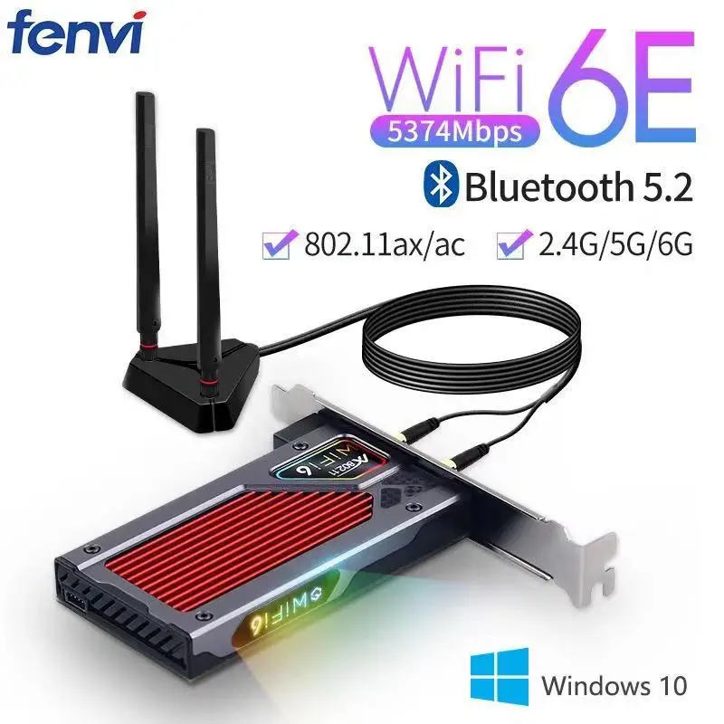 Intel BE200/AX210 Tri-Band 8774M Bluetooth 5.3 Gigabit Wireless Network Card, WiFi 7, WiFi 6E Ready GO!