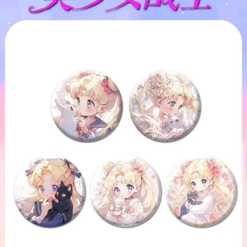 Sailor Moon Tsukino Usagi Badge Cartoon Badge Brooch School Bag Pendant Animation Peripheral Exquisite Badge Accessories Gift - view 5