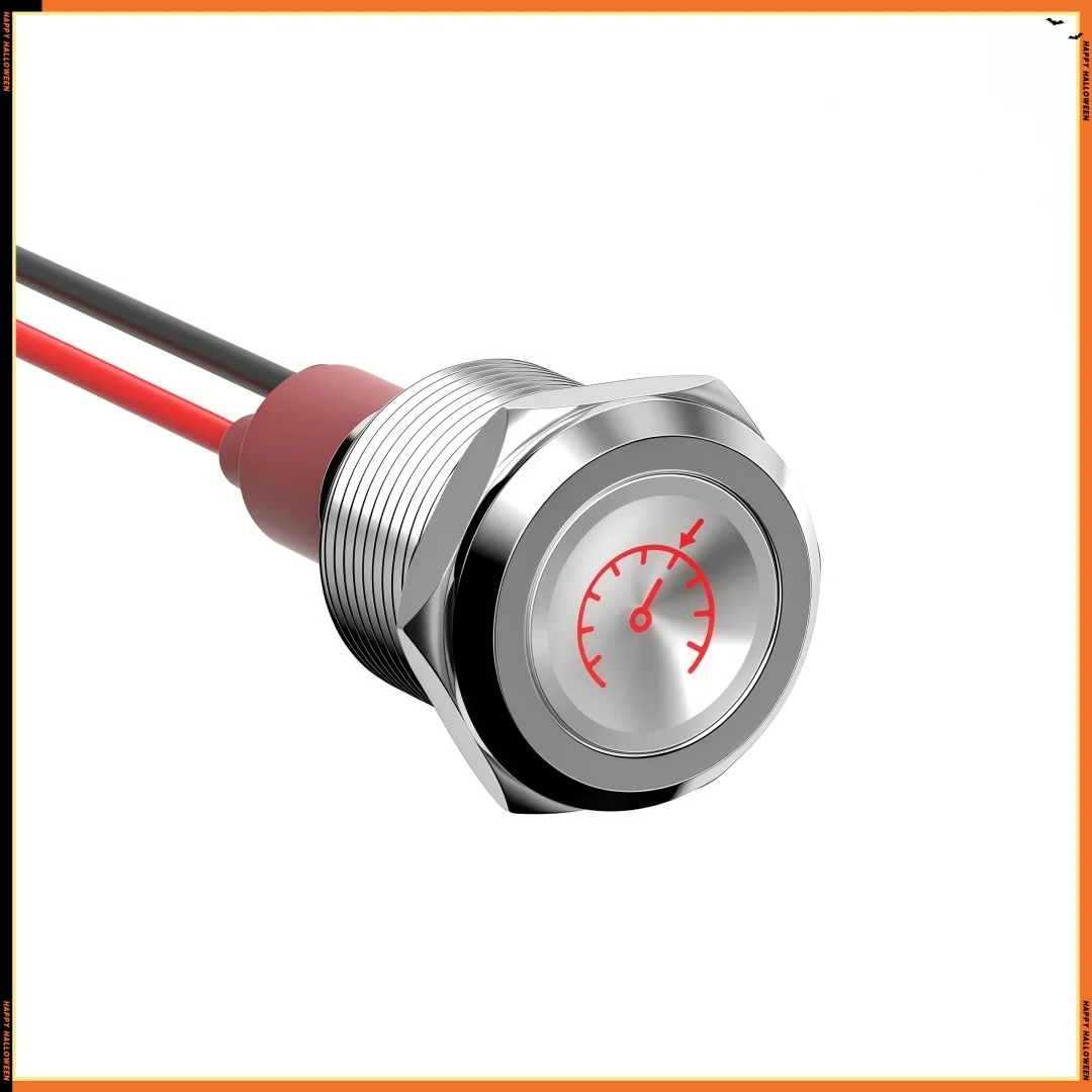 Customized 16 19mm 12V 24V LED Indicator Light Car Boat Instrument Warning Dashboard Turn Signal Pilot Light