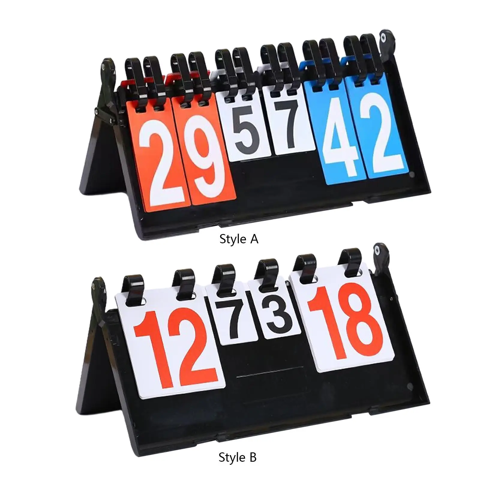 Score Card Foldable Professional Numbers Scoreboard Flip Score Board for