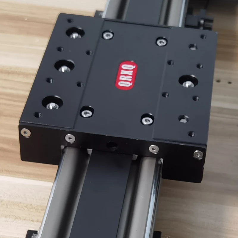 RXP80 حزام عالي السرعة مدفوع بالحركة الخطية نظام السكك الحديدية المنزلق خفيف الوزن المحرك الخطي لآلة التصنيع باستخدام الحاسب الآلي الشريحة الكهربائية