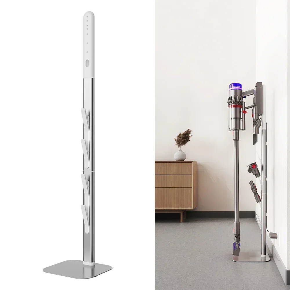 Suporte de alumínio Satuo S3 para aspiradores Dyson V7, V8, V10, V11, V15, Gen5, V12slim, estação de acoplamento para armazenamento e suporte de aspirador.
