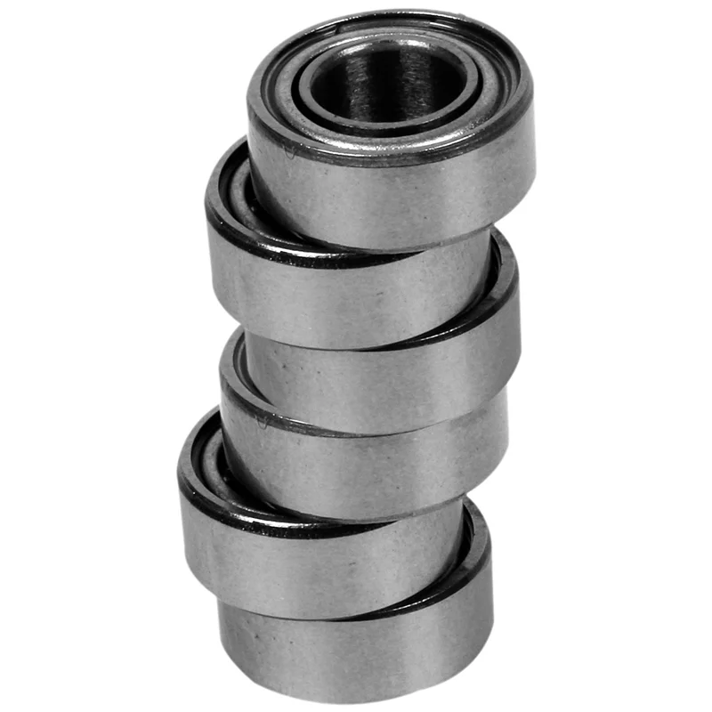 

AS94-50Pcs Miniature Sealed Metal Shielded Metric Radial Ball Bearing Model: MR105 ZZ 5X10x4mm