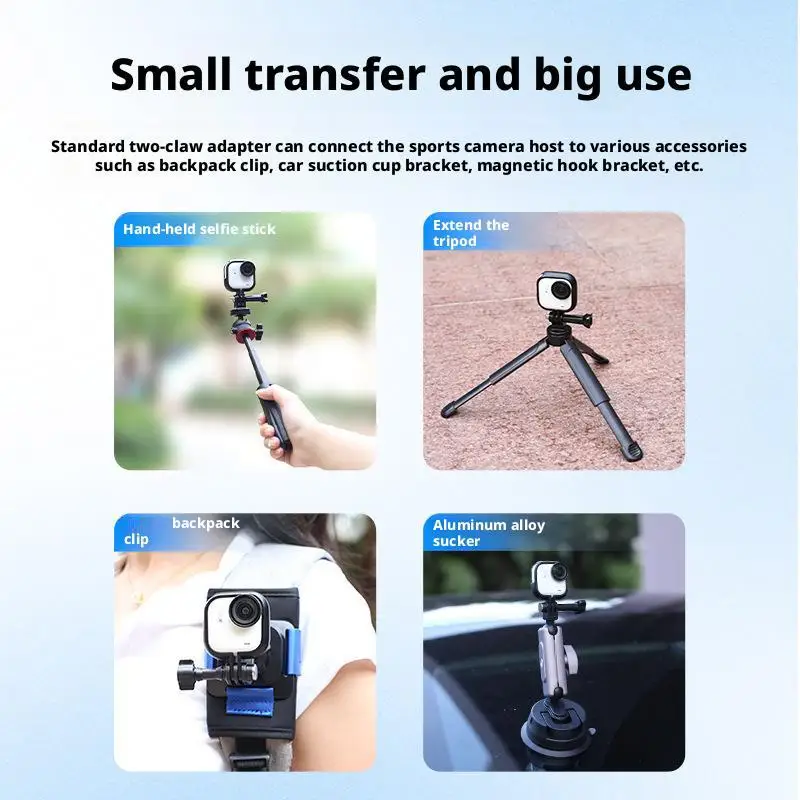 Protective Housing Frame Shell Case For For Insta360 GO Ultra Action Camera Accessories With Quick Pull Movable Socket And Screw