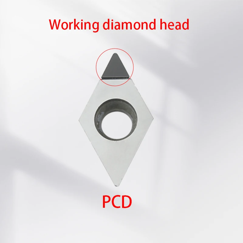 1pc Diamond PCD Turning Tool Single Side Indexable Insert DCMT070204 CCMT VCMT TPGH DCGT11T302 CNC Insert Turning Tool