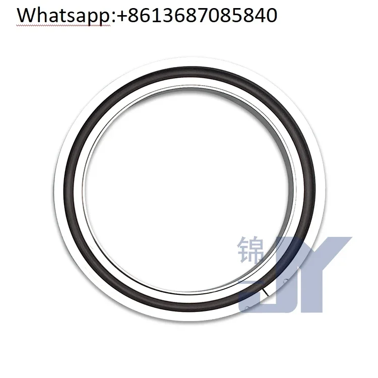 10pcs ISO 63 80 100 high vacuum center bracket, stainless steel fluorine rubber aluminum outer flange sealing O-ring