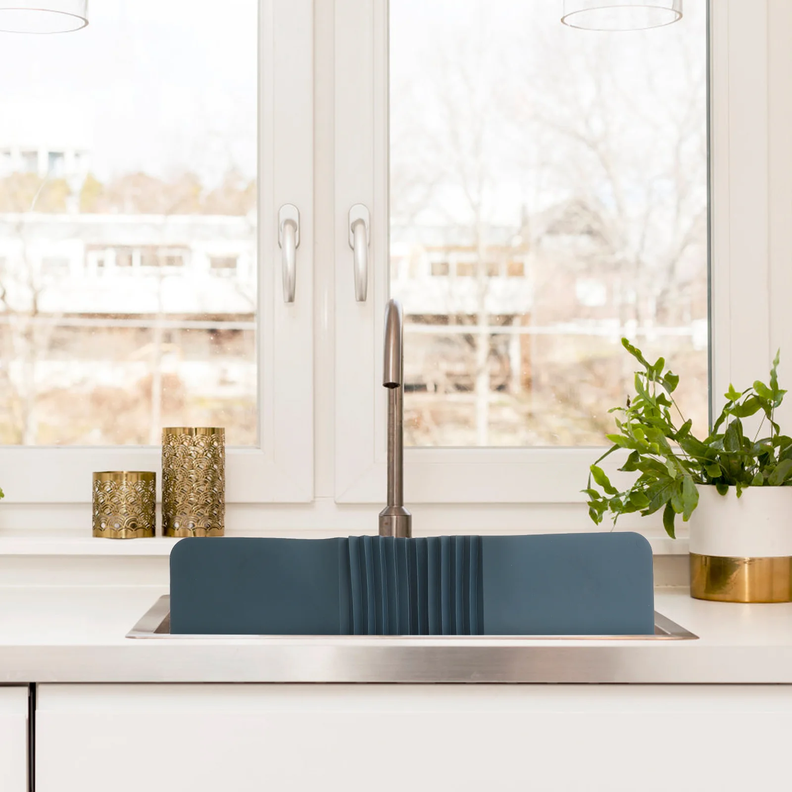 

Kitchen Splash Guard 30Cm Waterproof Sink Baffle Anti-Splash Protection Household Kitchen Accessory Splatter Guard