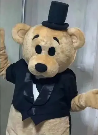 

2026 Hot Sale Foam Cute Bear Cartoon Mascot Costume Plush Christmas Fancy Dress Halloween Mascot Costume