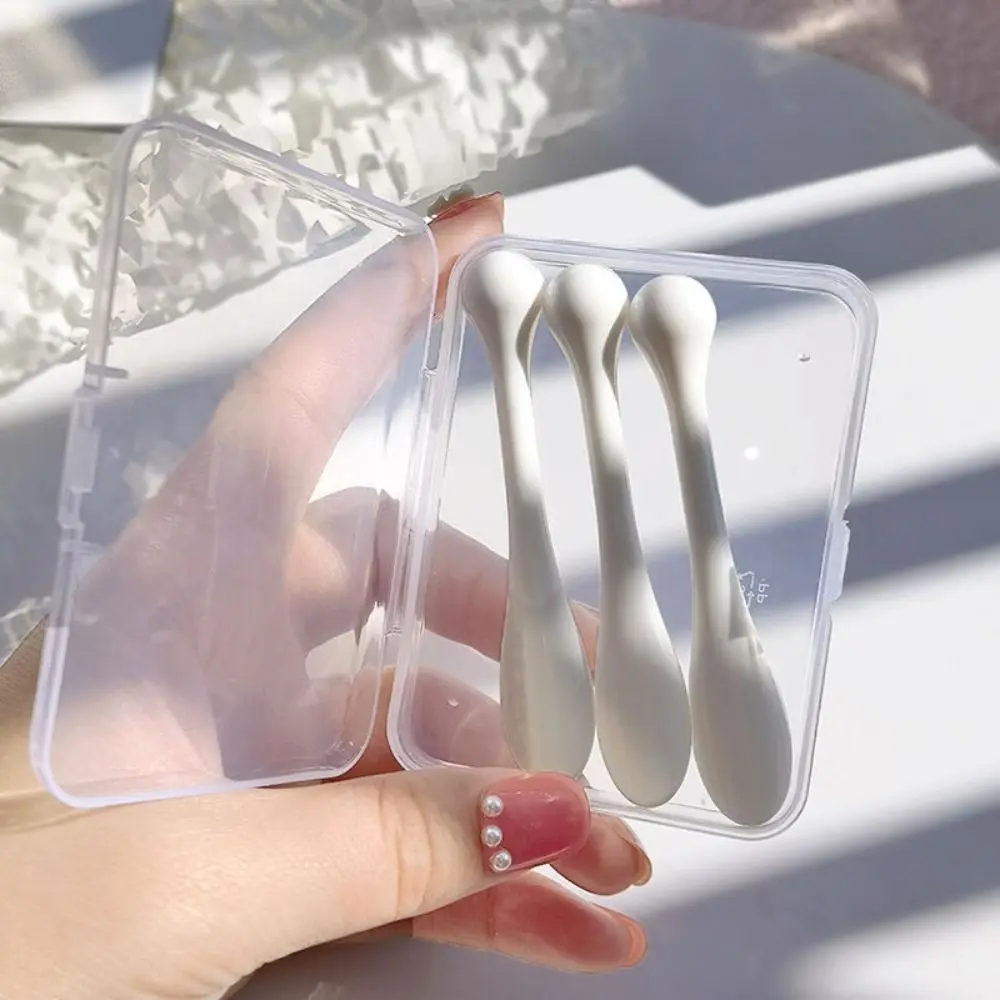 หน้ากากช้อนครีมนวด Sticks Face ดูดซับ Roller Eye Massager Stick Eye Cream Applicator Skin Care เครื่องมือเครื่องสําอาง Spatula