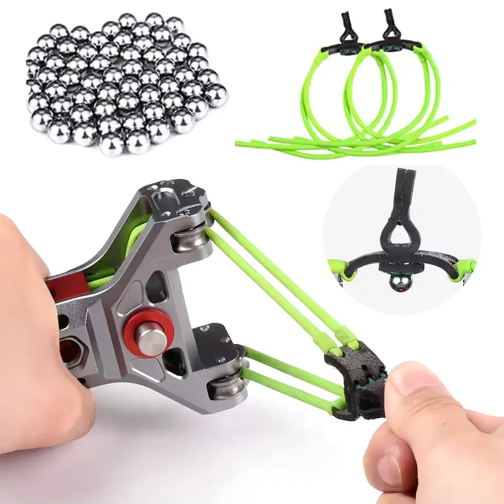 Outdoor Portable EDC Metal Camping Tool CNC Material Automatic Loading Rapid Fire Launch Toy