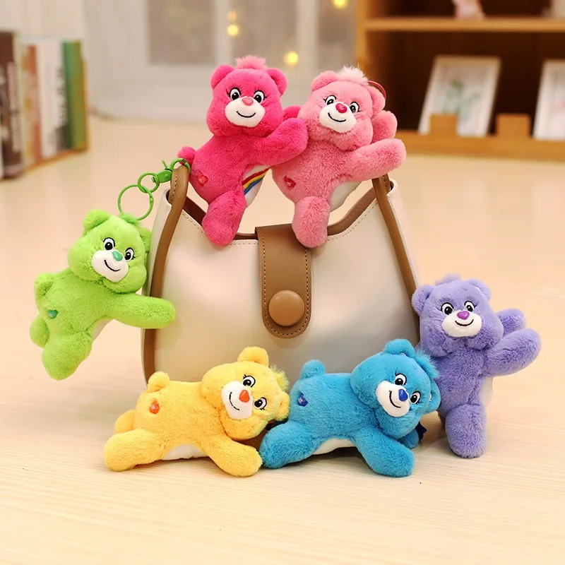 

New Cute Care Bears Scented Plush Keychain Stuffed Toys CareBears Bag Keyring Backpack Dolls Birthday Christmas Gifts