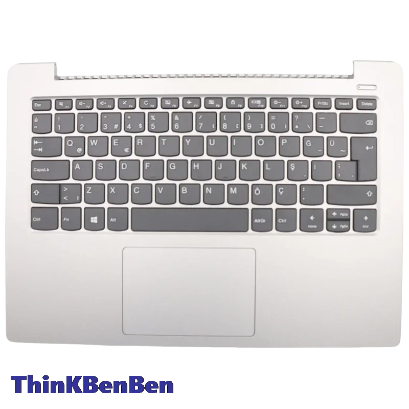 

Корпус верхней части клавиатуры (подставка для рук) TR Turkish Platinum Grey для Lenovo Ideapad 330S 14 14IKB 14AST 5CB0R07642