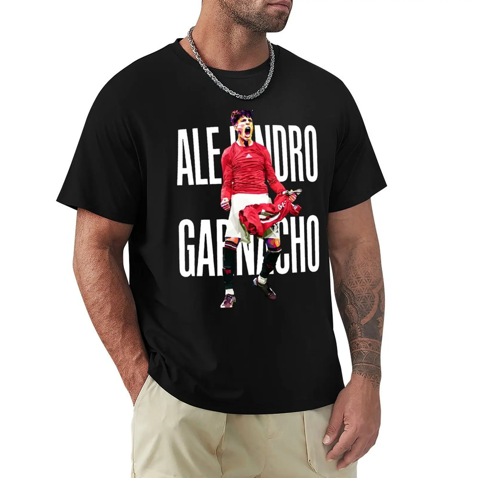 

Garnacho WPAP T-Shirt Large Size Casual Short Sleeve Top