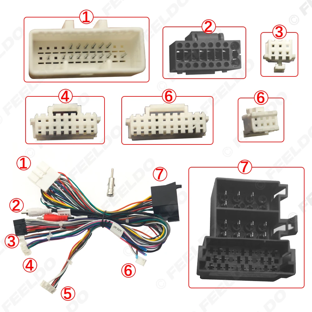 Auto 16pin Netzkabel Kabelbaum Adapter für Renault Kangoo/CLIO3 2012 Installation Head Unit Zubehör