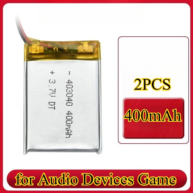 

400 мАч 3,7 В 403040 Полимерная литиевая батарея Литий-ионная аккумуляторная батарея для аудиоустройств Игровая консоль Медицинское оборудование Мини
