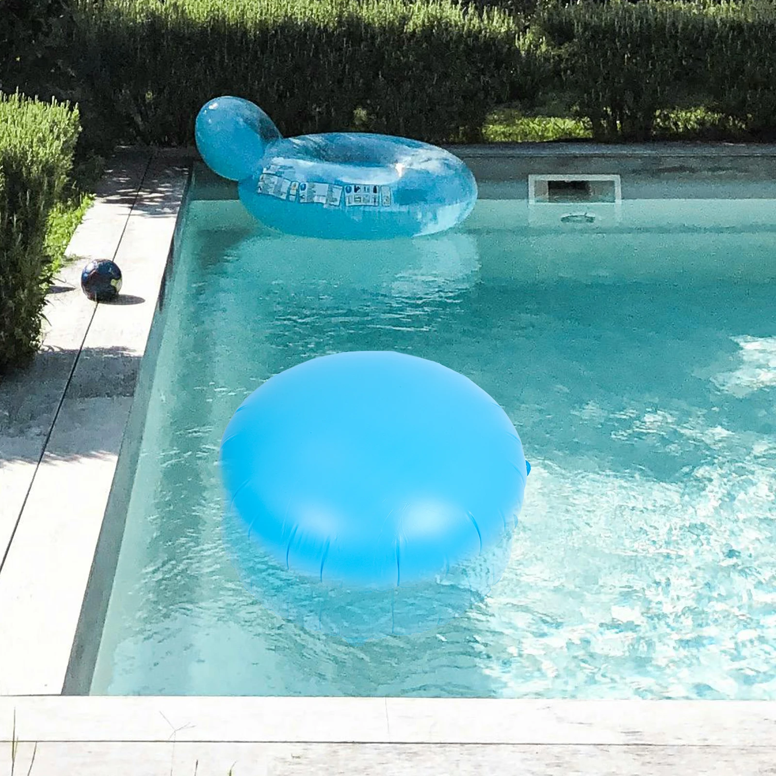 

1pc Extra Thick Pvc Inflatable Above Ground Pools Large Round Winter Cover Support Air Winterizing Kit For Swimming Pools Pool