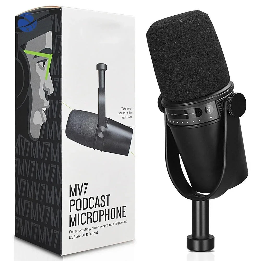 

MV7 Studio USB XLR MV7 Dynamic Microphone Professional USB Computer MV7 Microphone for streaming gaming for Broadcast/Podcast