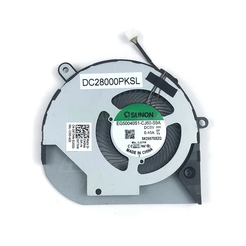 New Original Laptop CPU Cooling Fan for DELL Latitude 5510 P80F precision 3540 M3540 Cooler Radiator CN-06T7HN 0G8RWX