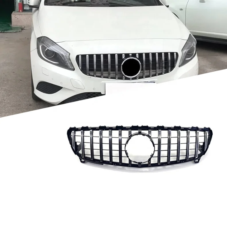 

Передняя решетка хорошего качества для W176 A180 A200 A260 GT, передняя решетка в стиле 2012 2013 2014 2015 2016 2017 2018