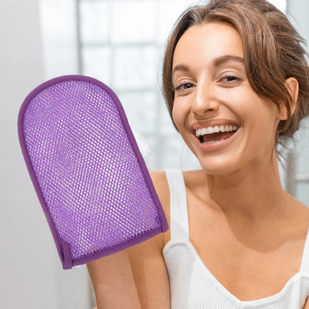 

6 Pcs Thicken Bath Gloves Shower Nylon Cleansing Exfoliating Mittens for Bathing