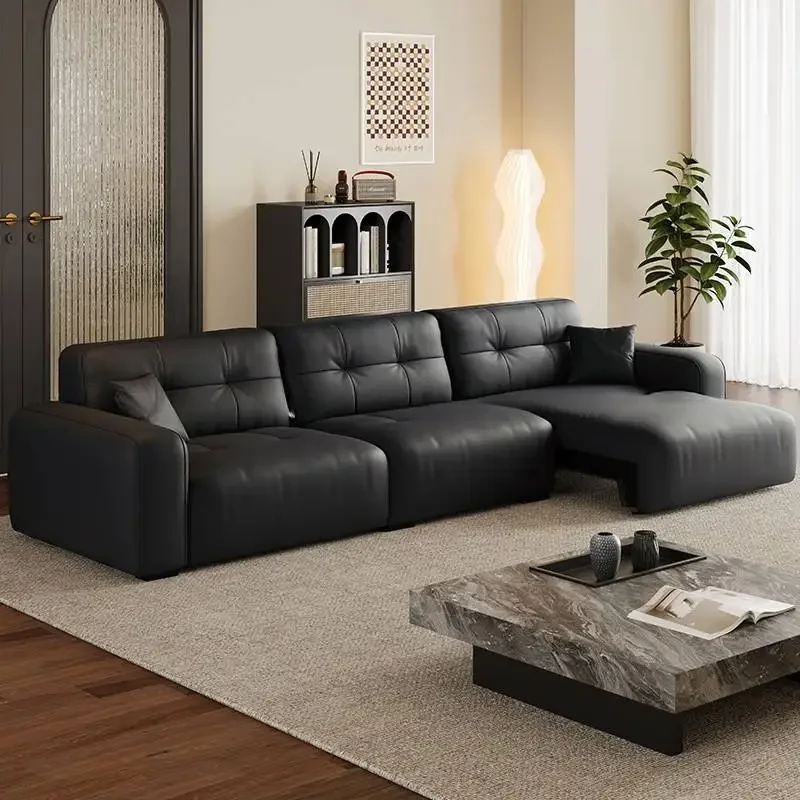 Electric Armrest Black Sofas Filler Back Support Designer Floor Lounges Sofas Salon Recliner Divano 2 Posti Unique Furniture