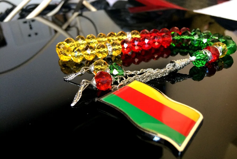 قلادة كوردية علم سبحة صلاة تسبيح كردستان وشاح سيارة-المنزل-مكتب معلق بقع تسبيح كردز نوفروز #2