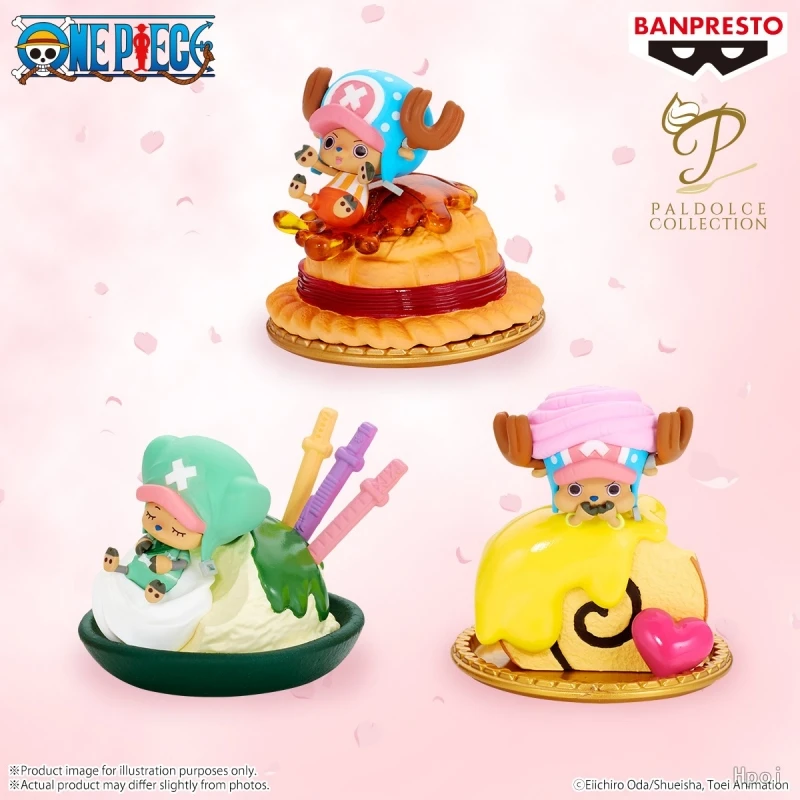 

Bandai Original 3Pcs ワンピース Paldolce collection vol.1 Chopper Action Figure Toys For Kids Gift Collectible Model Ornaments