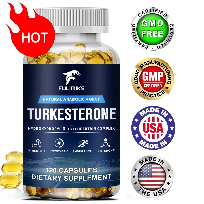 

Турстерон — повышение энергии, повышение выносливости, поддерживает энергию и здоровье мышц — пищевая добавка — 120 капсул