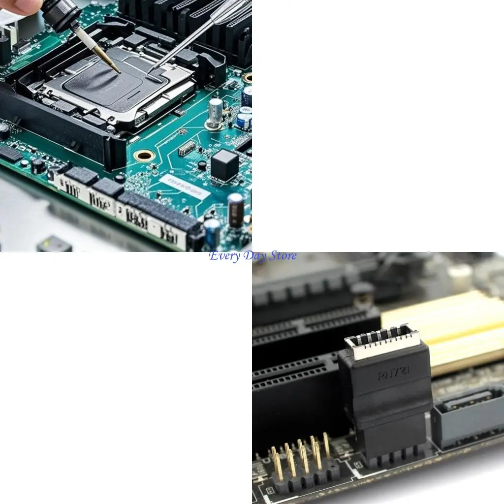 

N3UB Motherboard USB 2.0 9Pin to Type E Front Connectors Converters Mainboard 9Pin Type E Adapter 9Pin USB Header for Desktop