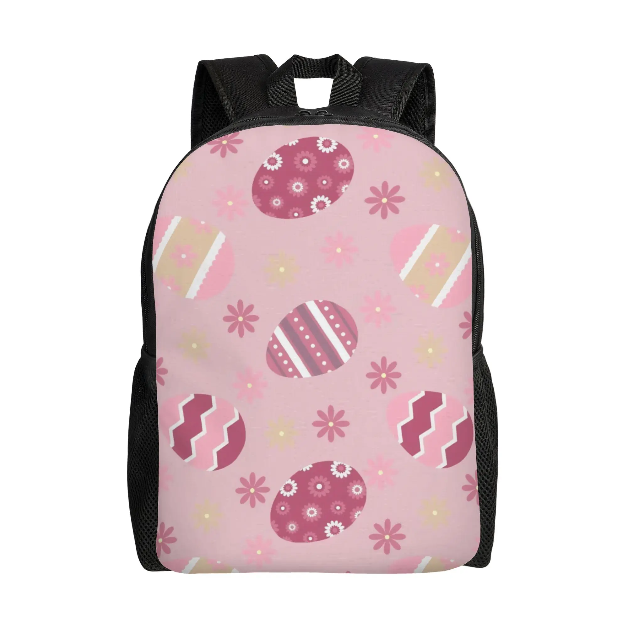 

Happy Easter Eggs Backpack for Men Women Cool Student Hiking Travel Daypack College Shoulder Bag Gift