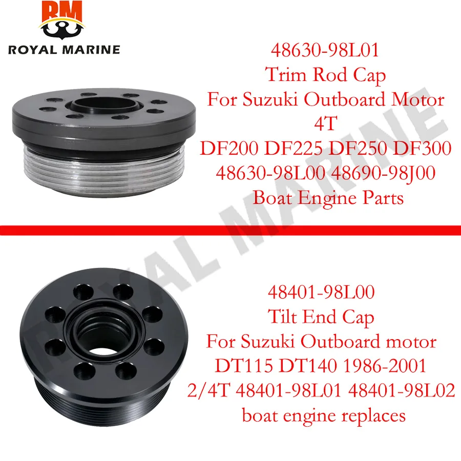 Outboard Trim Rod Cap 48630-98L01 48401-98L00 For Suzuki Motor 2/4T DF200-300 48630-98L00 48690-98J00 48401-98L01 48401-98L02