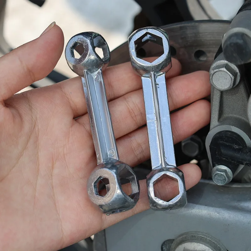 Car Bicycle Hexagonal Sleeve Bone Shaped Wrench Metal Hexagonal Screw Installation Disassembly Tool MultiPurpose Tools