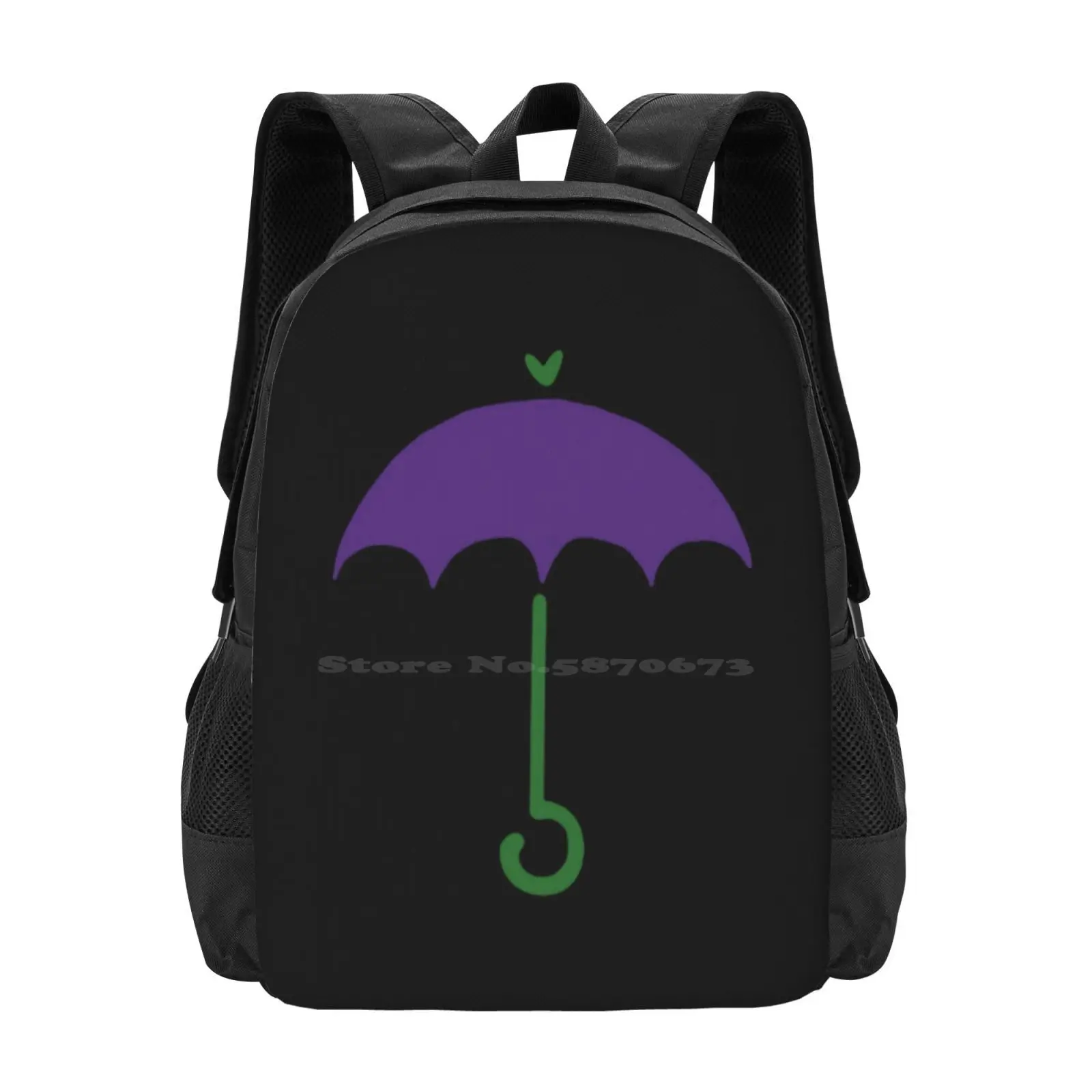 

Nygmobblepot Umbrella Question Mark Hot Sale Schoolbag Backpack Fashion Bags The Penguin The Riddler Edward Nygma Ed Nygma