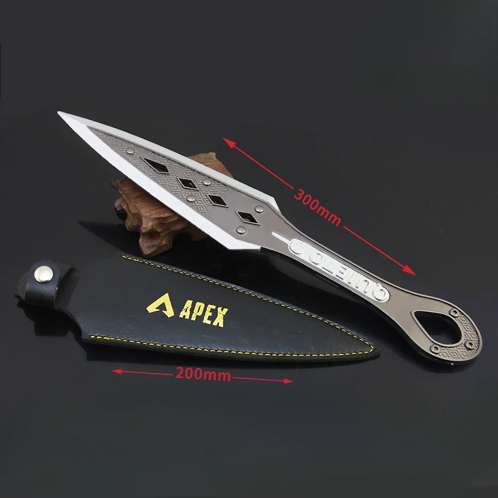 新しい APEX 家宝武器希望夕暮れ銃 30 センチメートルカラーバージョン合金材料モデル剣デスクホルスター刀おもちゃナイフ