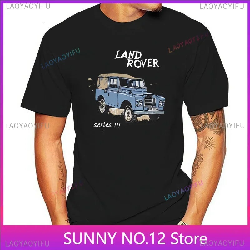 New Popular Land Harajuku Shirt For Men Rover Series 3 T Shirt Ash Grey Or Natural Siii Available Top Fashion Print Customized