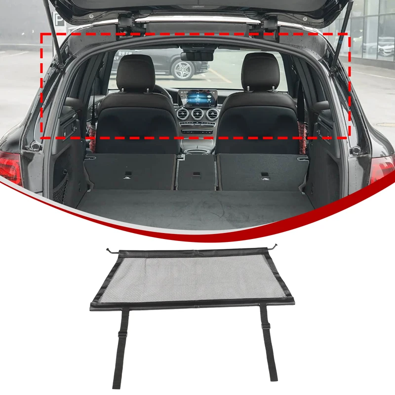 

For 2016-2022 Mercedes-Benz GLC/X253 trunk safety isolation protection net Pet fence grid Automobile internal accessories