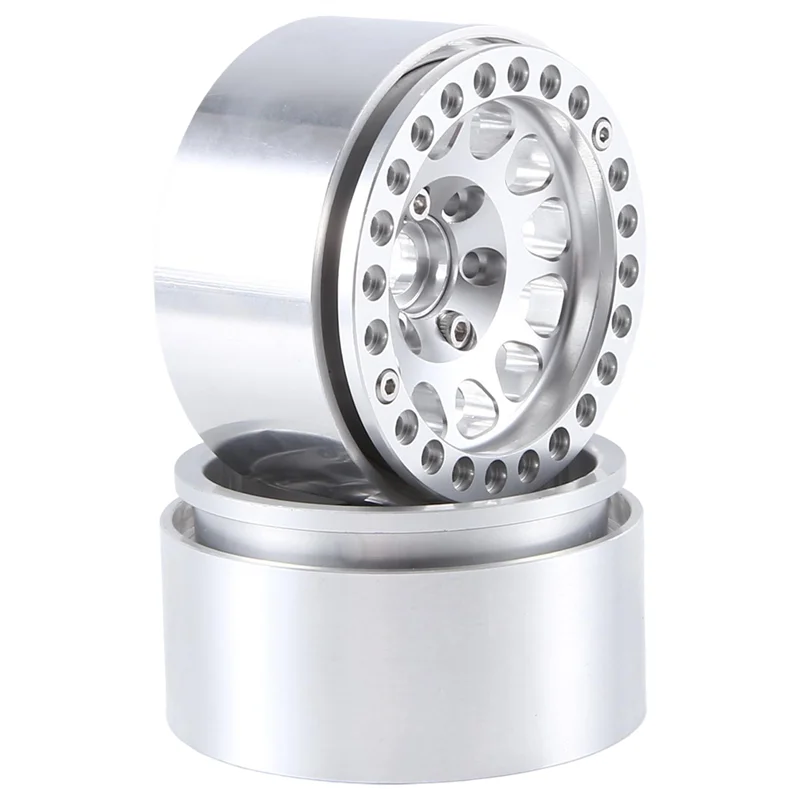 

XX-4PCS 1.9 Inch Metal Beadlock Wheel Hub Rim For 1/10 RC Crawler Car Axial SCX10 Traxxas TRX4 RC4WD D90 MST Redcat Gen8