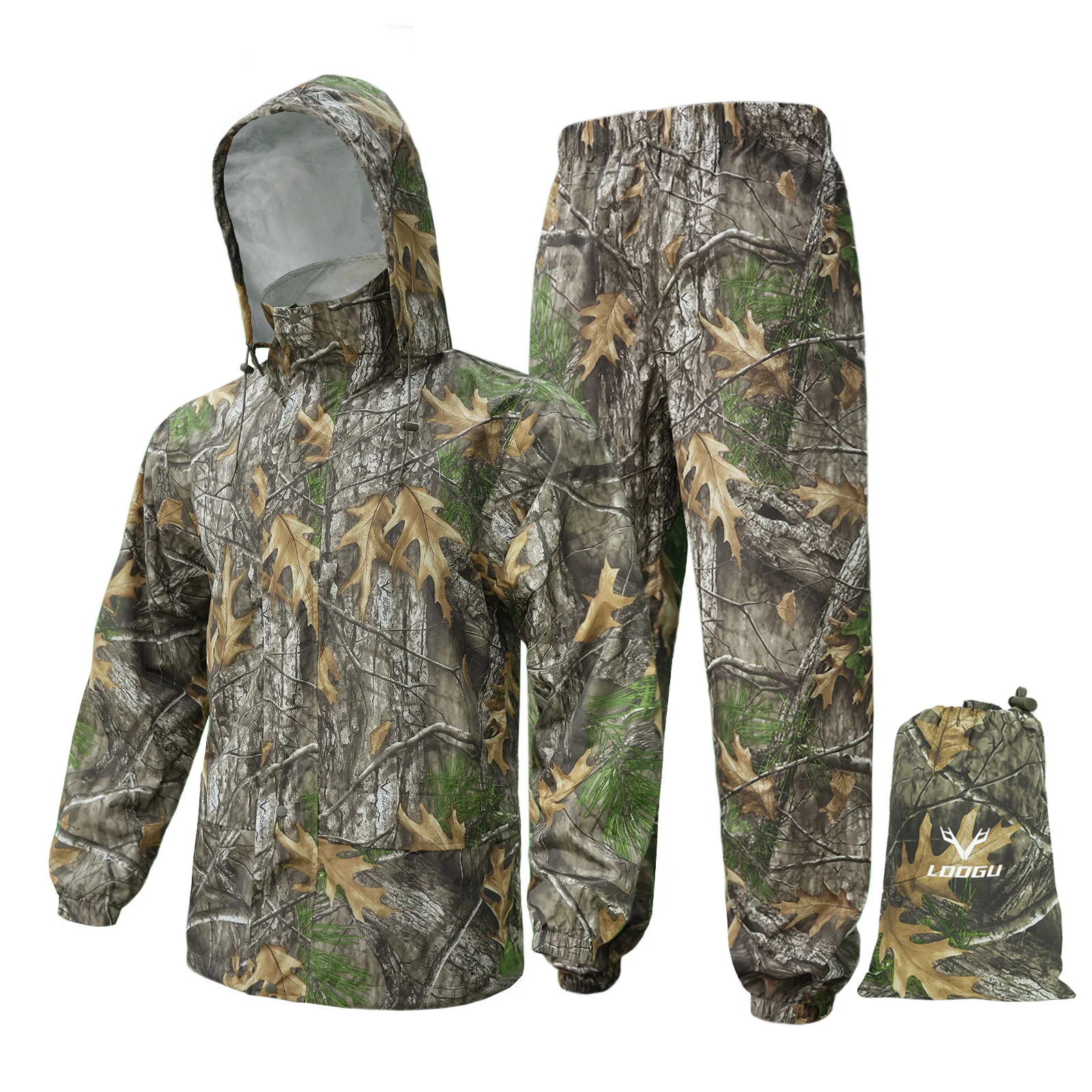 

Роскошный запираемый дождевик, хит продаж, снаряжение для охоты/велосипеда/рыбалки! Светоотражающая отдельная куртка-брюки, идеальный подарок на открытом воздухе