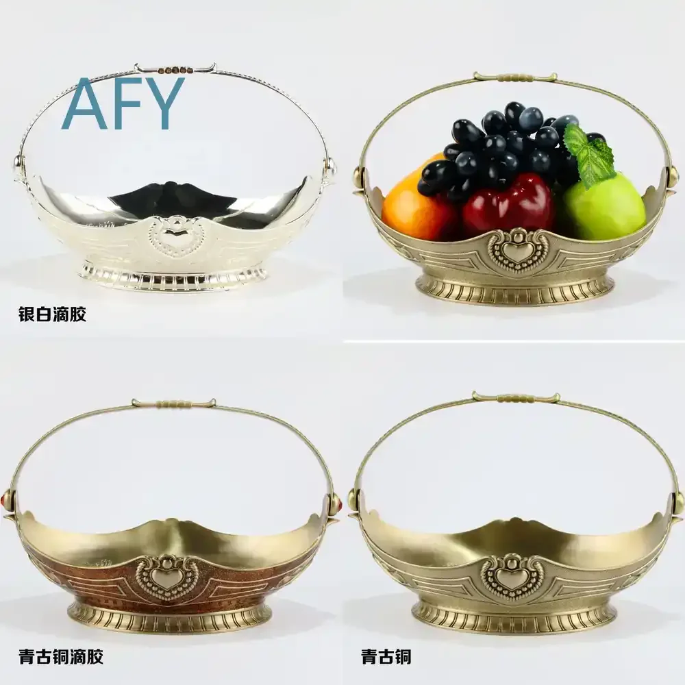 Fruit Blue Metal Creative Ornament Light for Luxury Living Room Coffee Table Decor Home Decoration Modern Minimalist Accent