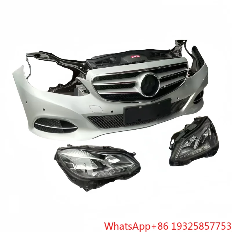 -E-Class W212 Front Bumper Screw-On Attachment Park Assist Sensor Cut-Outs Includes Screws High Quality