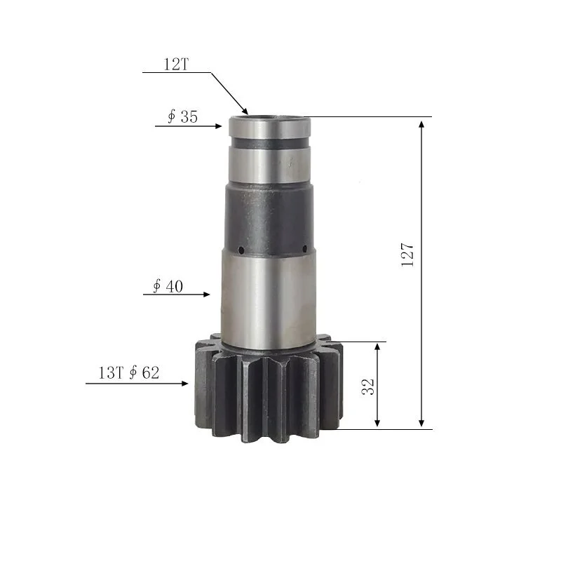 Applicable to  E18ZS Mini Excavator 13/12 Tooth Vertical Shaft Rotary Motor Compatible Part for Heavy Equipment