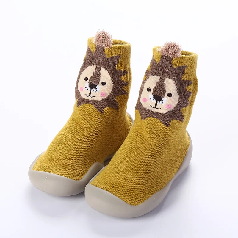 Spring and Fall Models of Children\'s Floor Socks Baby Silicone Soft Sole Floor Shoes Baby Indoor Non-slip Toddler Shoes