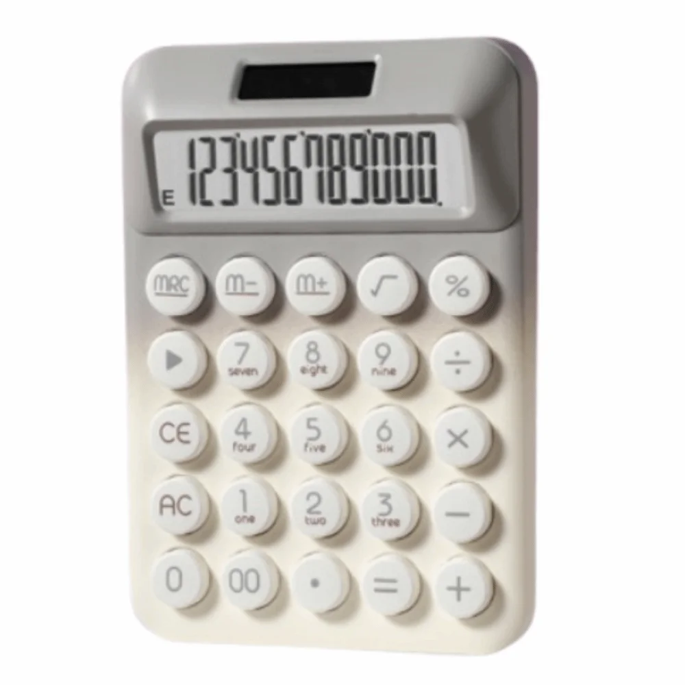 

creative Solar Desktop Calculator High-value Candy Color Finance Calculator Practical Easy To Use Student Calculator Home