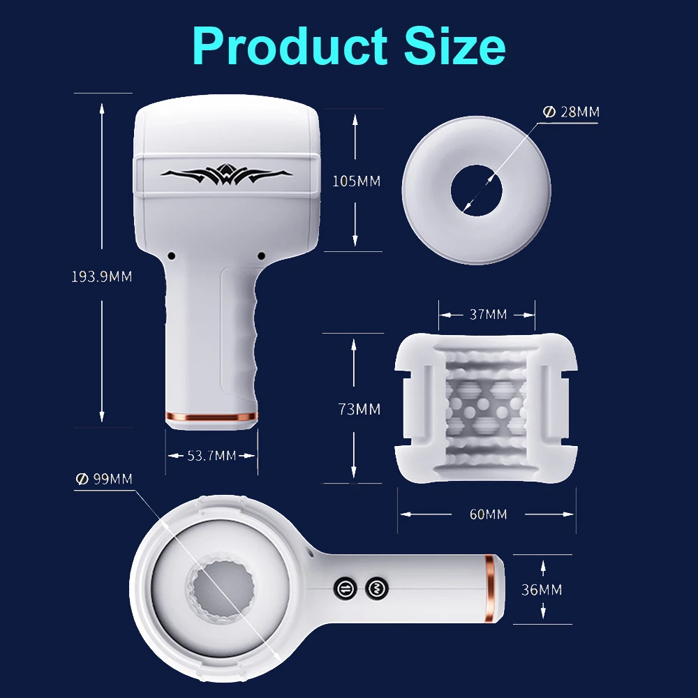 Automatic Thrusting Male Masturbator Telescopic Vibartion Blowjob Masturbation Goods Dual Open-Ended Sex Machine Adult Supplies